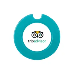 Round License Disc With Sticker - Turquoise